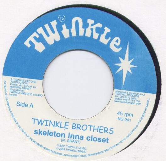 Twinkle Brothers : Skeleton Inna Closet (7")