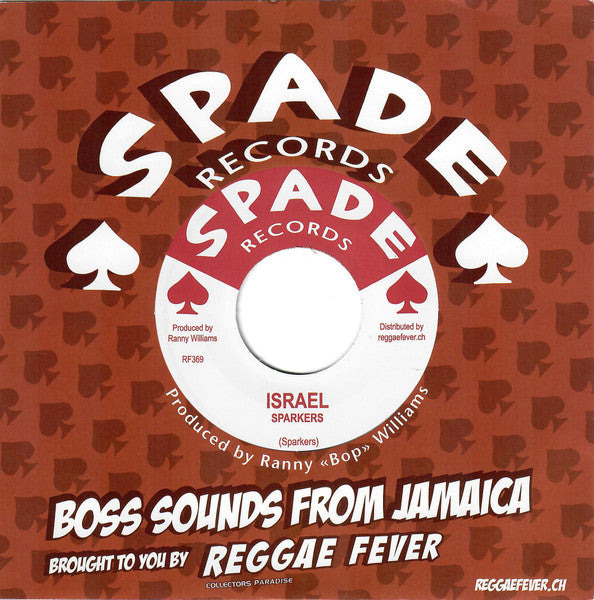 The Sparkers, The Hippy Boys : Israel / Hotter Scorcher (7", Single)