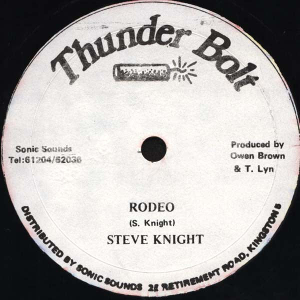 Midnight Riders / Steve Knight (8) : Illegal Gun / Rodeo (12")