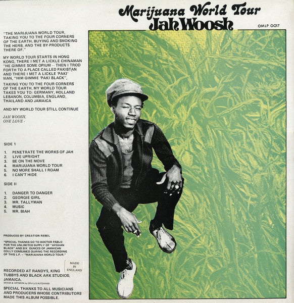 Jah Woosh : Marijuana World Tour (LP, Album, RE)