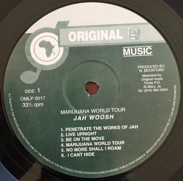 Jah Woosh : Marijuana World Tour (LP, Album, RE)