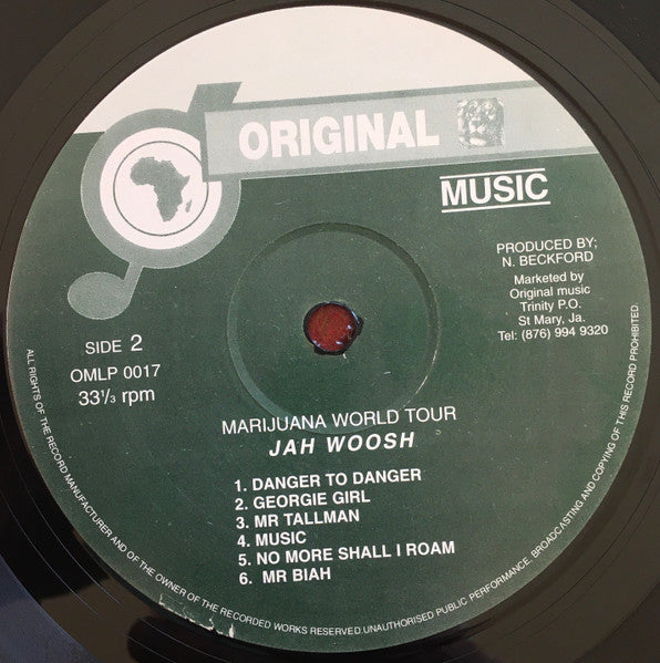 Jah Woosh : Marijuana World Tour (LP, Album, RE)