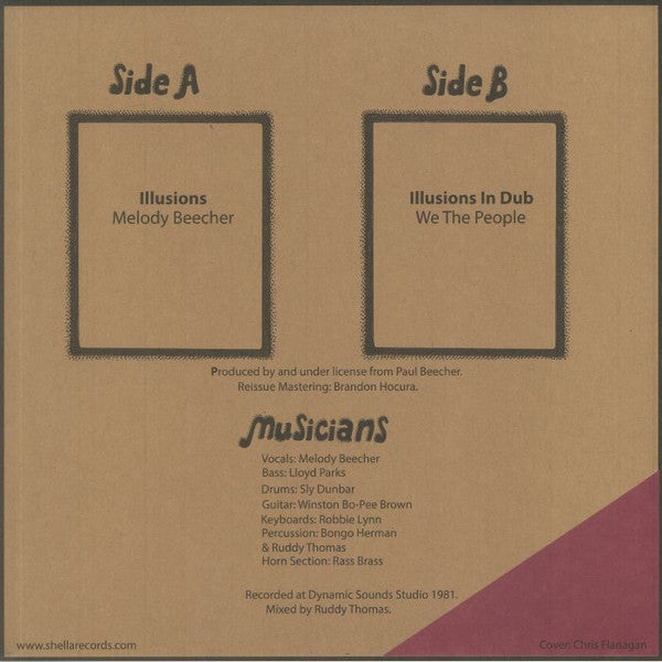 Melody Beecher : Illusions (12", Maxi, Ltd, RE, Pic)