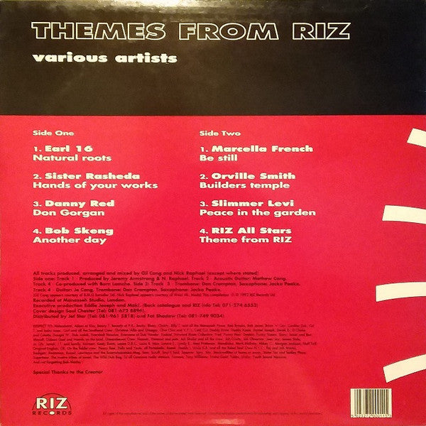 Various : Themes From Riz (LP, Comp)