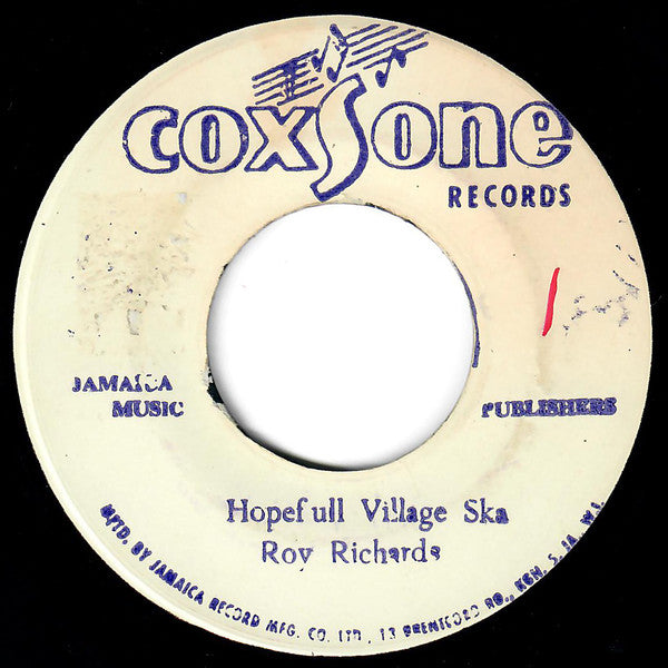 Delroy Wilson, Roy Richards : Ungrateful Baby / Hopeful Village Ska (7", RE)