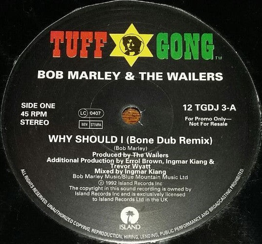 Bob Marley : Why Should I / Exodus (12", Promo)