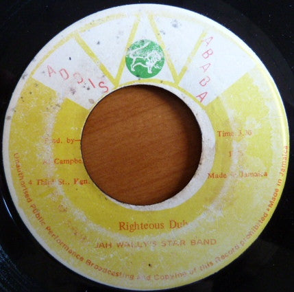 Earl Zero, Jah Wally Stars : Righteous Works (7")