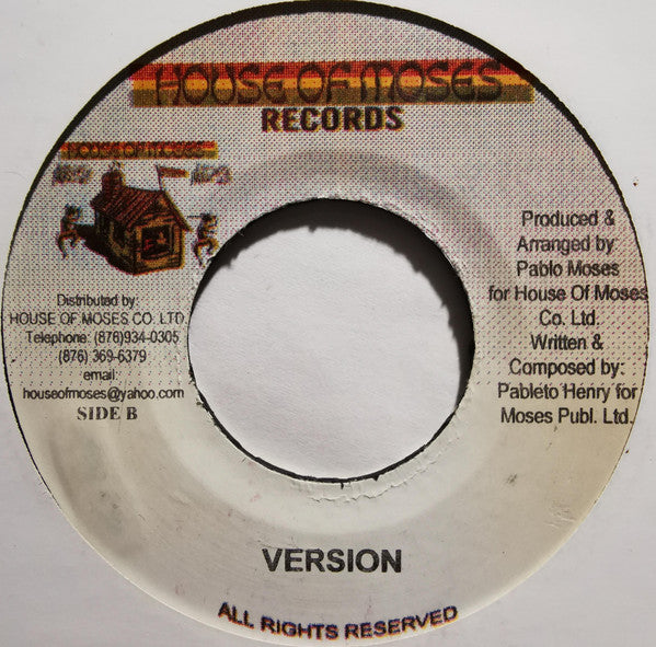 Pablo Moses : Ready, Aim, Fire (7")