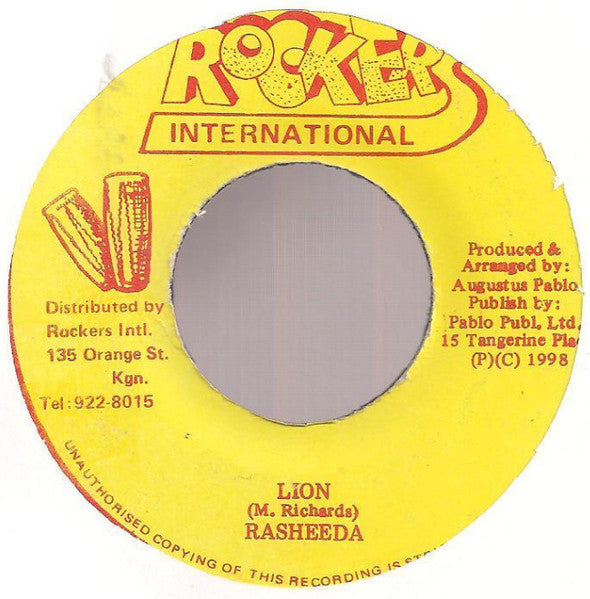 Sister Rasheda : Lion (7")