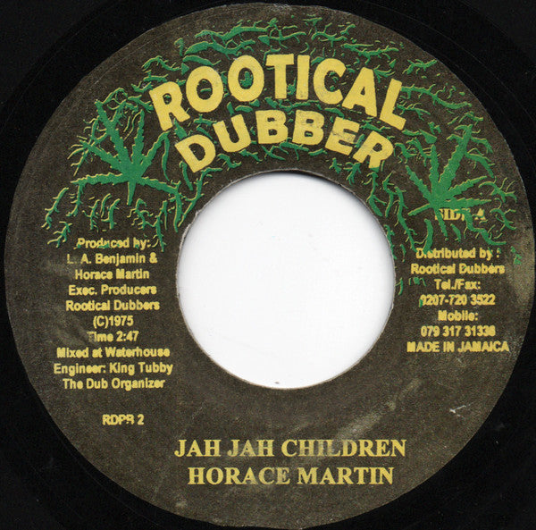 Horace Martin : Jah Jah Children (7", RE)