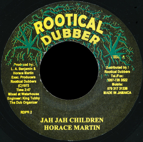 Horace Martin : Jah Jah Children (7", RE)