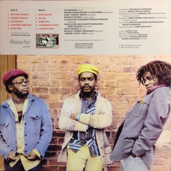 The Mighty Diamonds : Reggae Street (LP, Album)