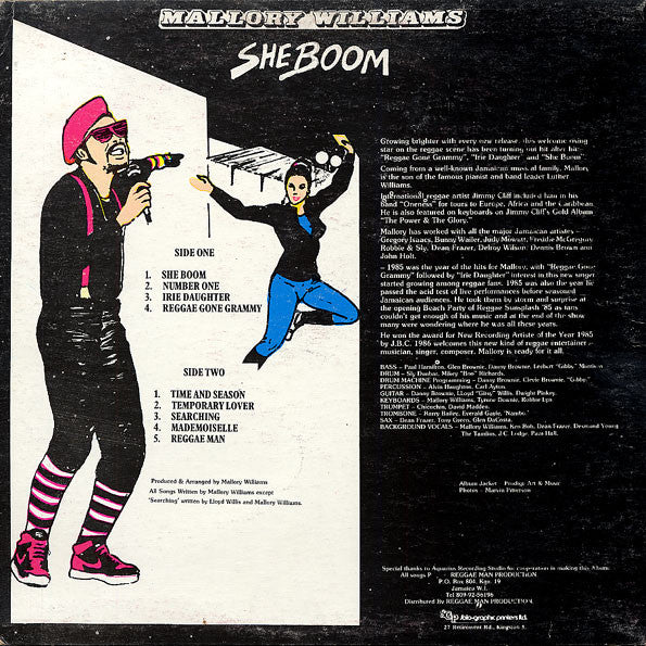 Mallory Williams : She Boom (LP, Album)
