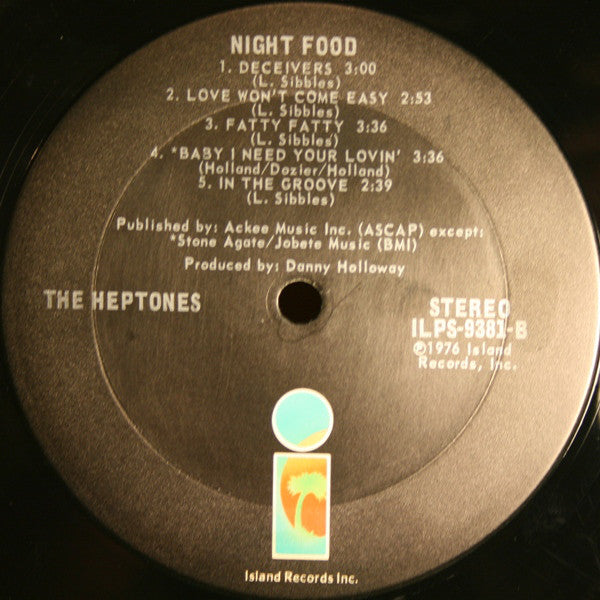 The Heptones : Night Food (LP, Album, Ter)
