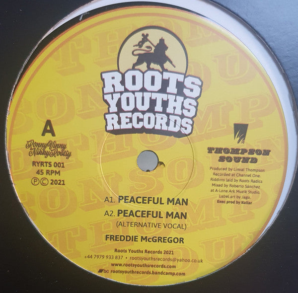 Freddie McGregor : Peaceful Man (12")