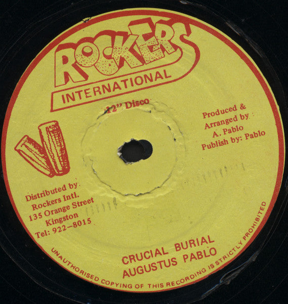 Augustus Pablo : Crucial Burial / Sound Of Promotion (12", RE)