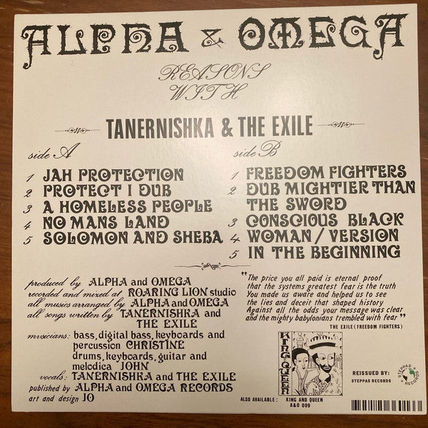 Alpha & Omega : Overstanding (LP, Album, RE)