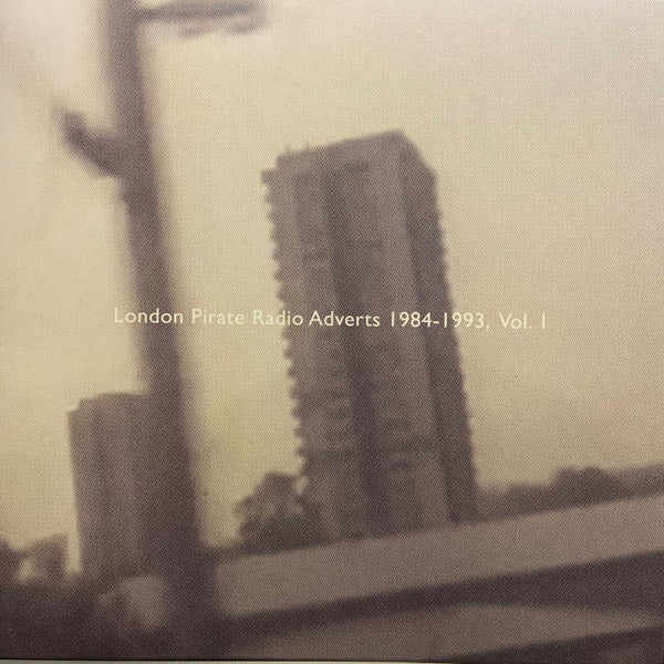 No Artist : London Pirate Radio Adverts 1984-1993, Vol. 1 (LP, Comp, Cle)