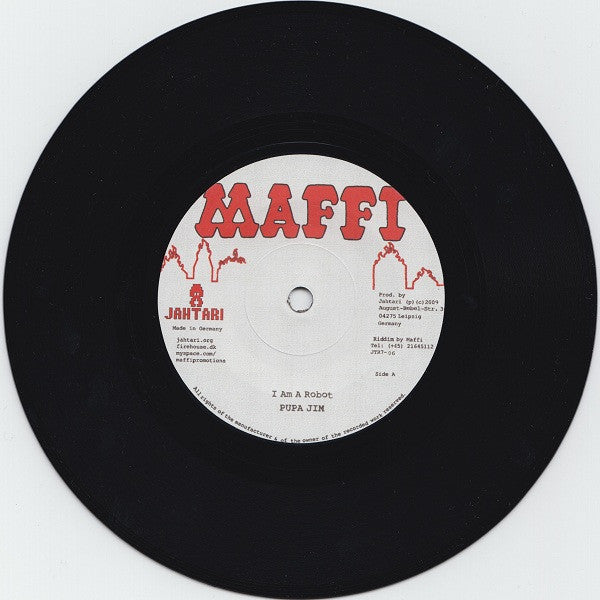 Pupa Jim* : I Am A Robot (7")