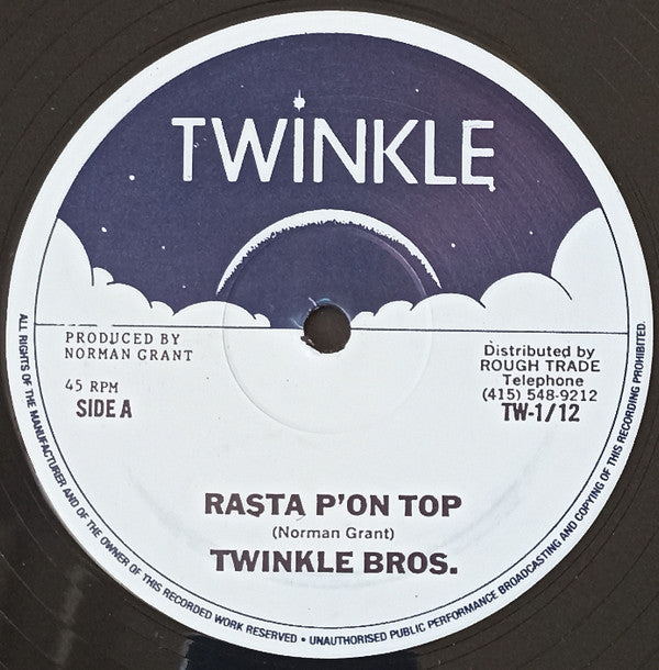 Twinkle Bros.* : Rasta P'on Top / It  Gwine Dread'A (12", RE)