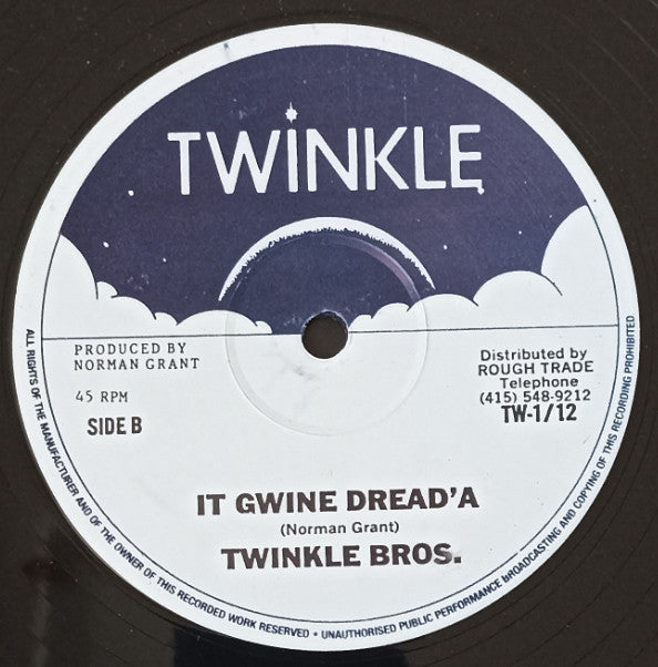 Twinkle Bros.* : Rasta P'on Top / It  Gwine Dread'A (12", RE)