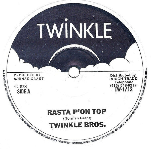 Twinkle Bros.* : Rasta P'on Top / It  Gwine Dread'A (12", RE)