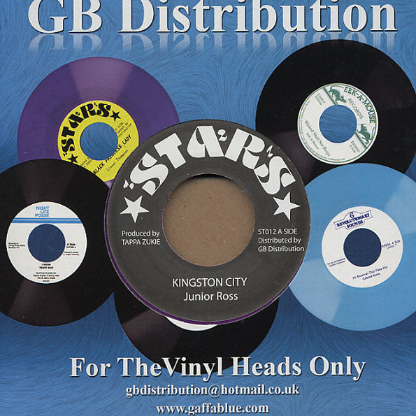 Junior Ross : Kingston City (7", Single, Pur)