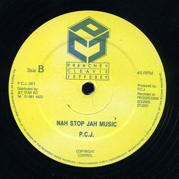 Sugar Minott & P.C.J.* : Can't Stop Jah Music (12")