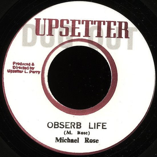 Michael Rose : Obserb Life (7", RP)