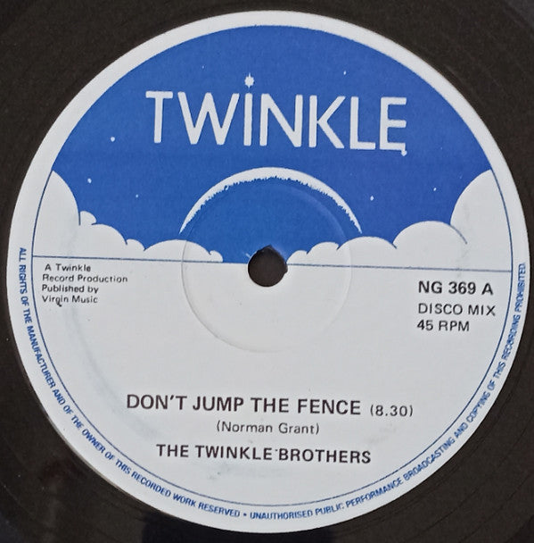 Twinkle Brothers : Don't Jump The Fence / Let Jah In (12", RE)