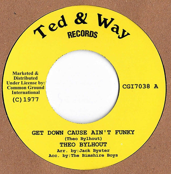 Theo Bylhout* : Get Down Cause Ain't Funky / It's Gonna Be Different Now (7", Single, RE)