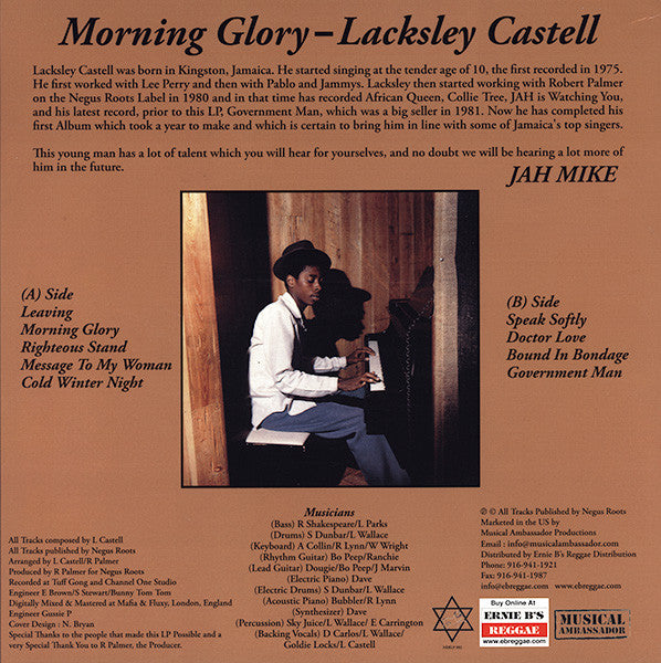 Lacksley Castell : Morning Glory (LP, Album, RE, Bei)