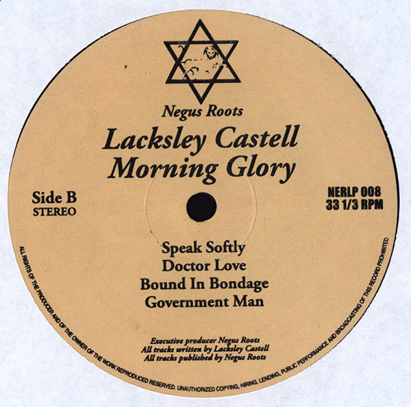 Lacksley Castell : Morning Glory (LP, Album, RE, Bei)