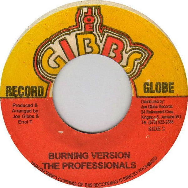 Sylford Walker : Burn Babylon (7", RP, yel)