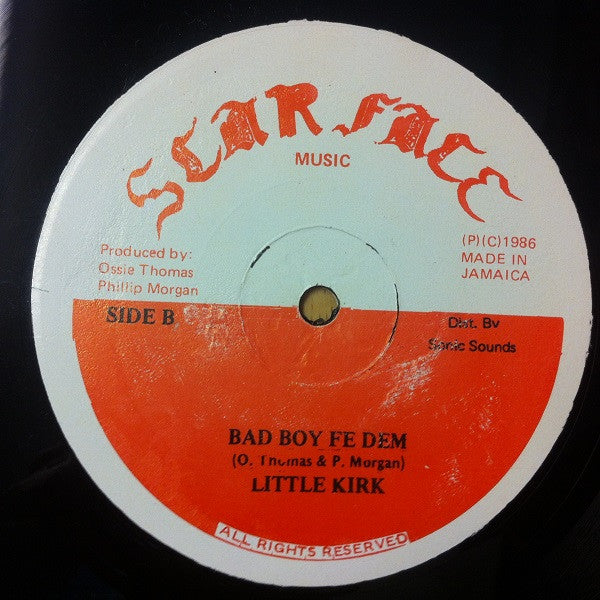 Frankie Paul / Little Kirk : Ghettoman Skank / Bad Boy Fe Dem (12")