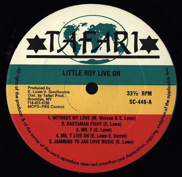 Little Roy : Live On (LP, Album)