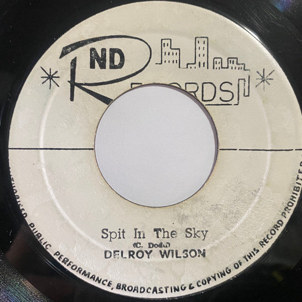 The Skatalites / Delroy Wilson : Black Sunday / Spit In The Sky (7", Single)