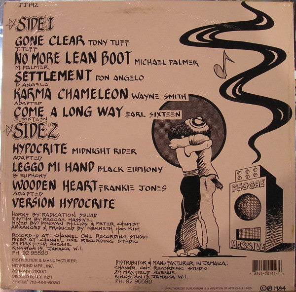 Various : Hypocrite Inna Dance Hall Style (LP, Comp, RP)