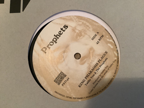Yabby You & The Prophets : King Pharaohs Plague (10")