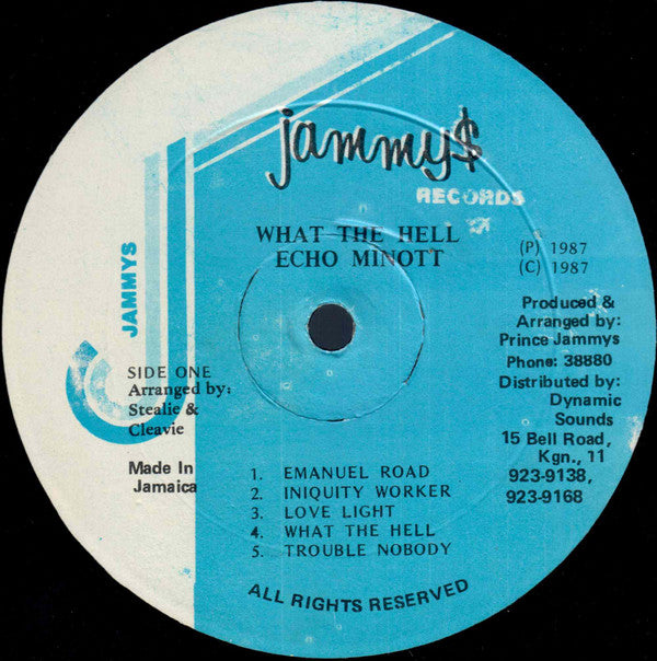 Echo Minott : What The Hell... (LP, Album)