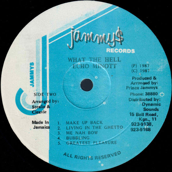 Echo Minott : What The Hell... (LP, Album)