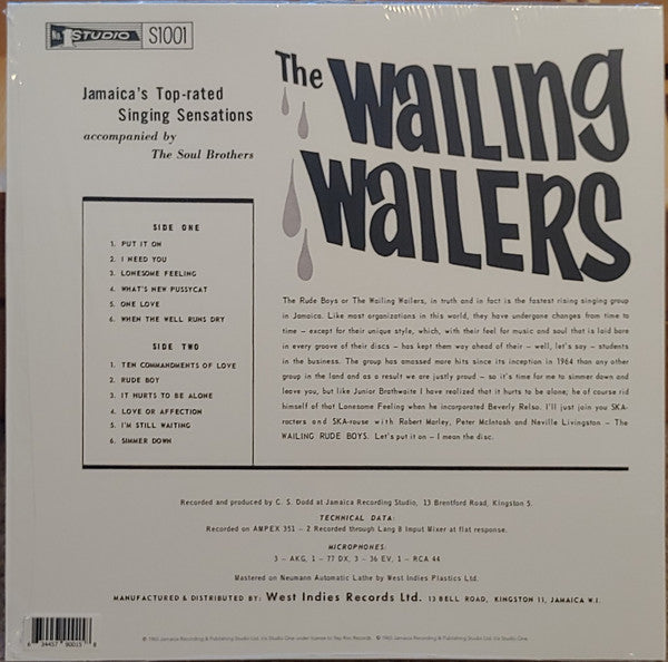 The Wailing Wailers* : The Wailing Wailers (LP, Album, RP, Red)