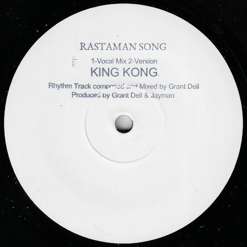 King Kong : Rastaman Song (12", sta)