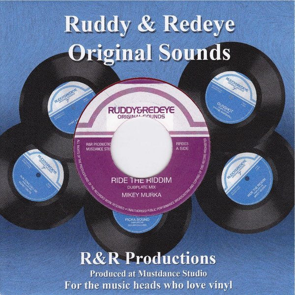Mikey Murka : Ride The Riddim (7", Single, Red)