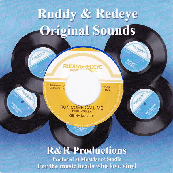 Kenny Knotts* : Run Come Call Me (7", Single, Blu)