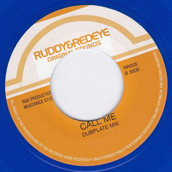 Kenny Knotts* : Run Come Call Me (7", Single, Blu)