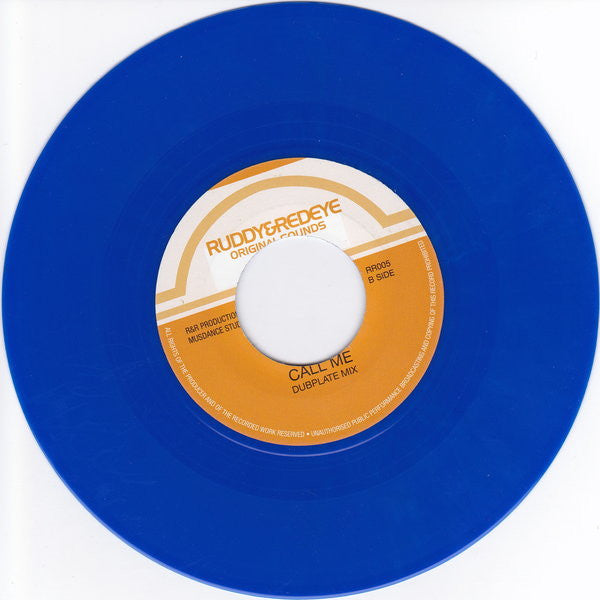 Kenny Knotts* : Run Come Call Me (7", Single, Blu)