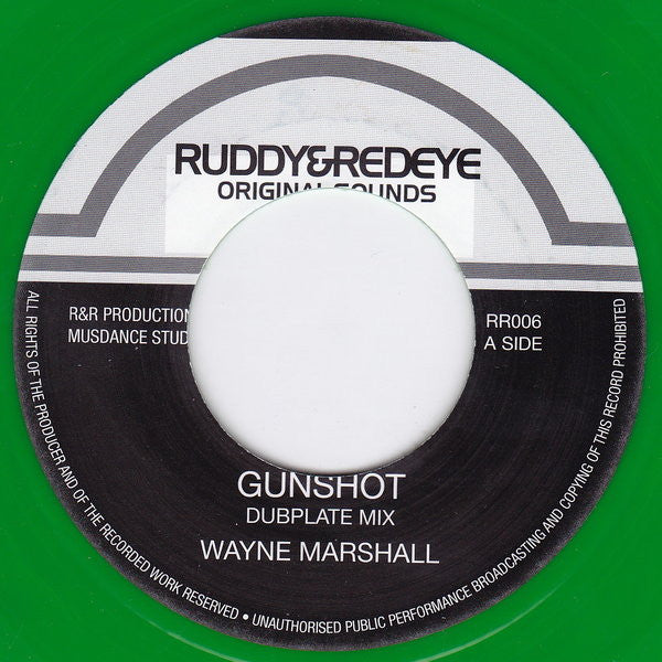 Wayne Marshall (3) : Gunshot (7", Gre)