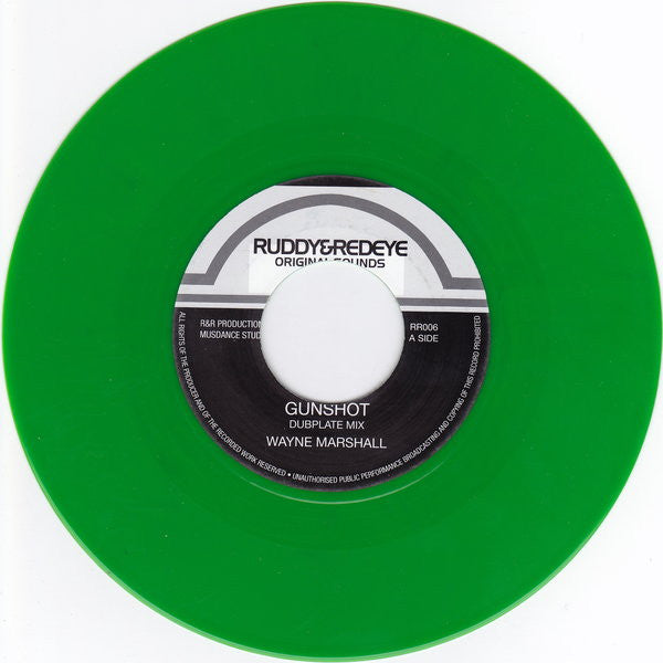 Wayne Marshall (3) : Gunshot (7", Gre)