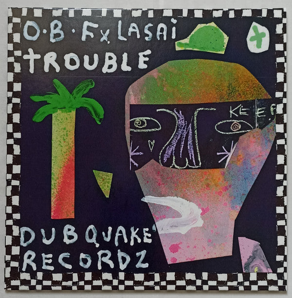 O.B.F. X Lasai (2) : Trouble / Healing Melodies (7", Single)